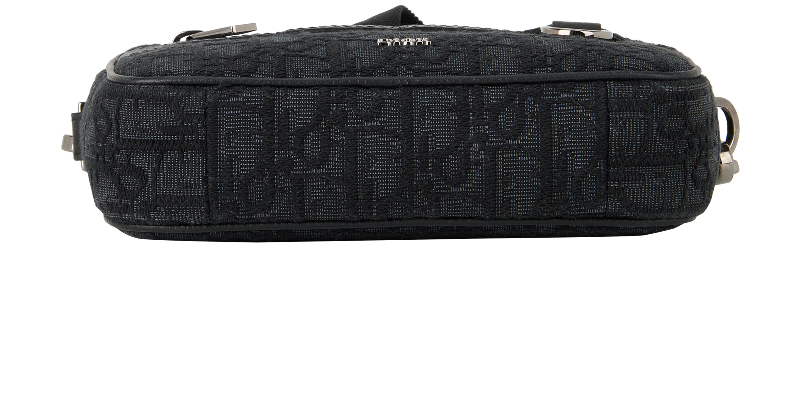 Mini Safari, &pound;695, Handbags, Black, Canvas, Top view